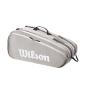 Wilson Tennis-Racketbag Tour (Schlägertasche, 2 Hauptfächer) 2023 steingrau 12er